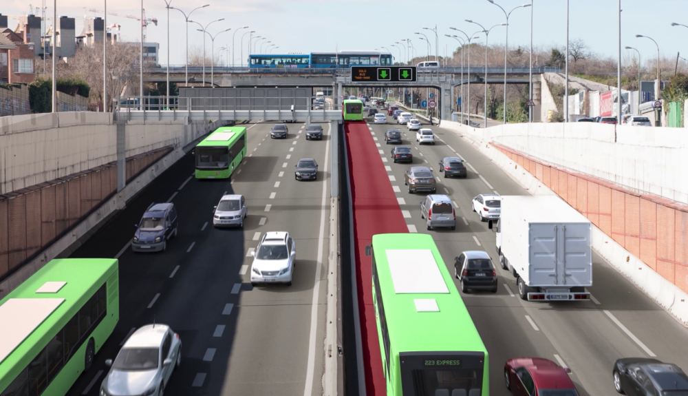 Carril Bus-VAO de la A-2