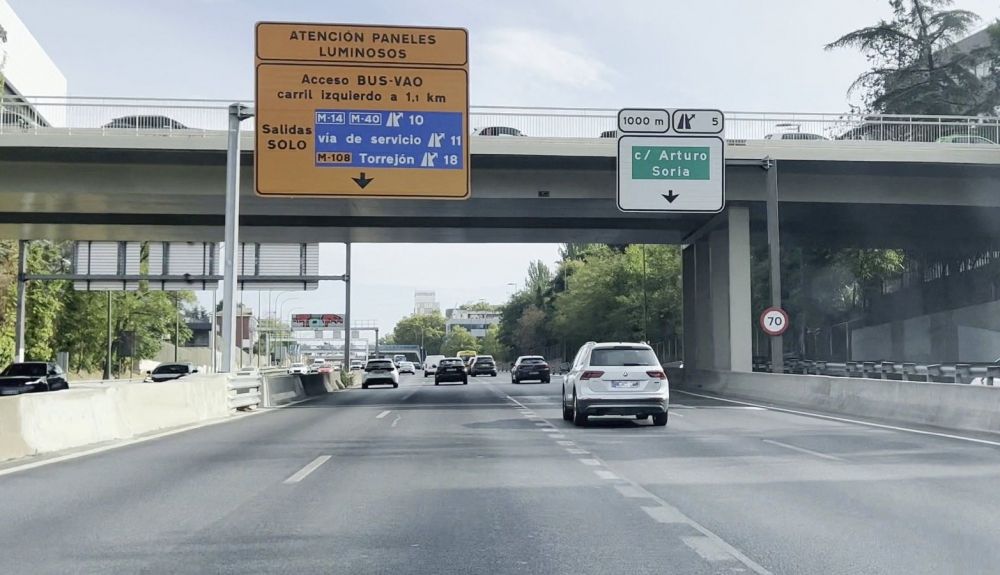 Carril Bus-VAO de la A-2