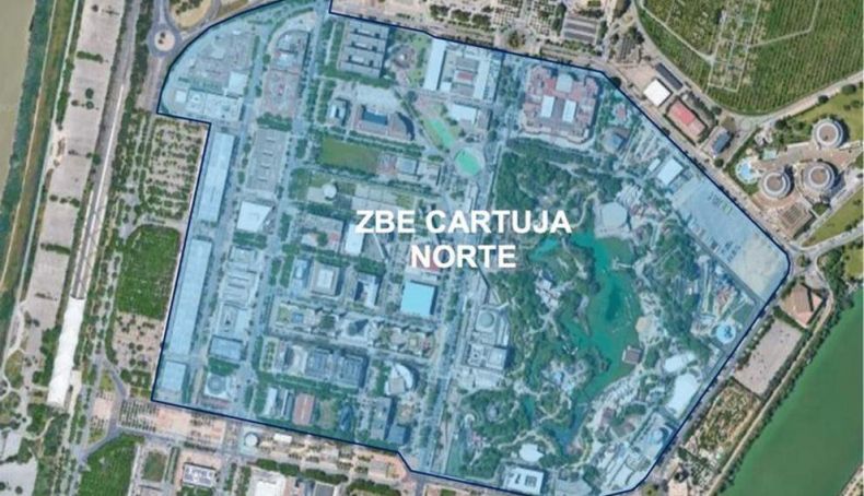 ZBE de La Cartuja, en Sevilla