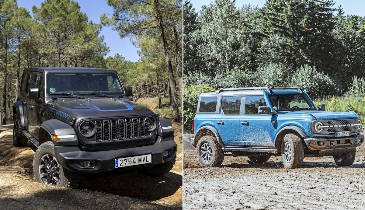 Jeep Wrangler vs Ford Bronco, cuál es mejor todoterreno 4x4 puro