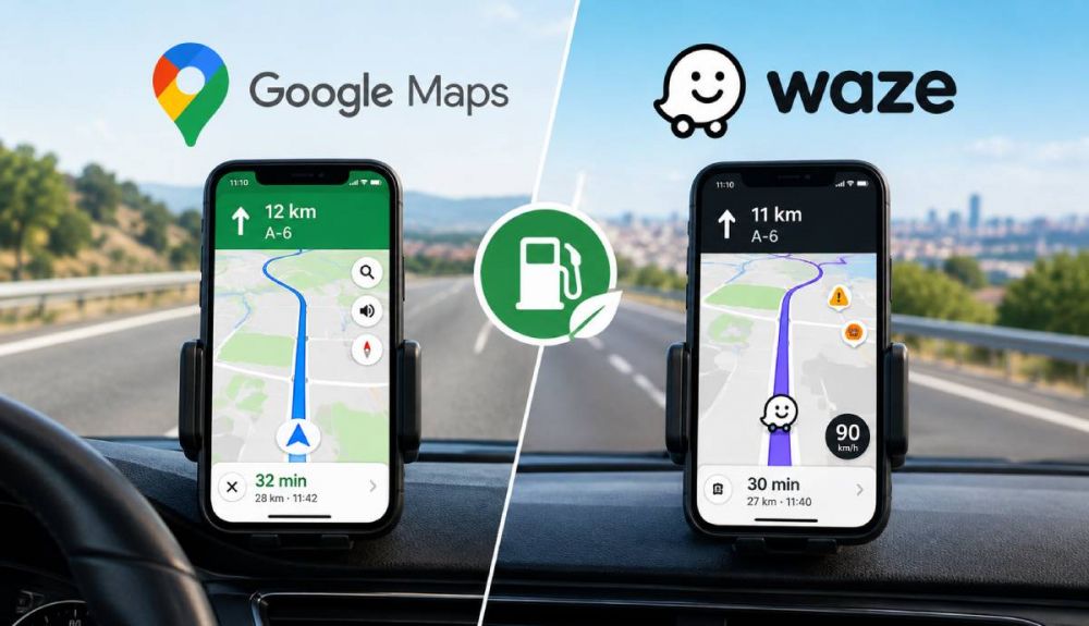 Comparativa entre Google Maps y Waze: ¿con qué aplicación ahorrarás más gasolina o electricidad?