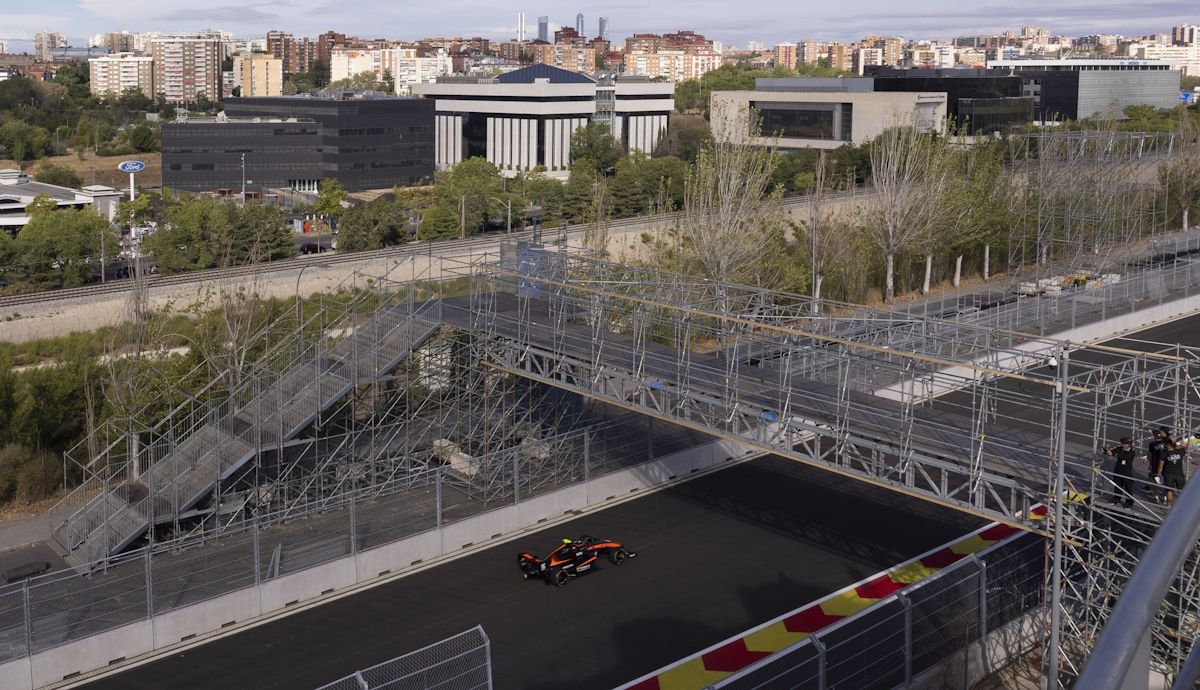 Madring, con el pit lane más loco de la Fórmula 1, todo a punto para el Gran Premio de España 2026. Foto: Agencia EFE.