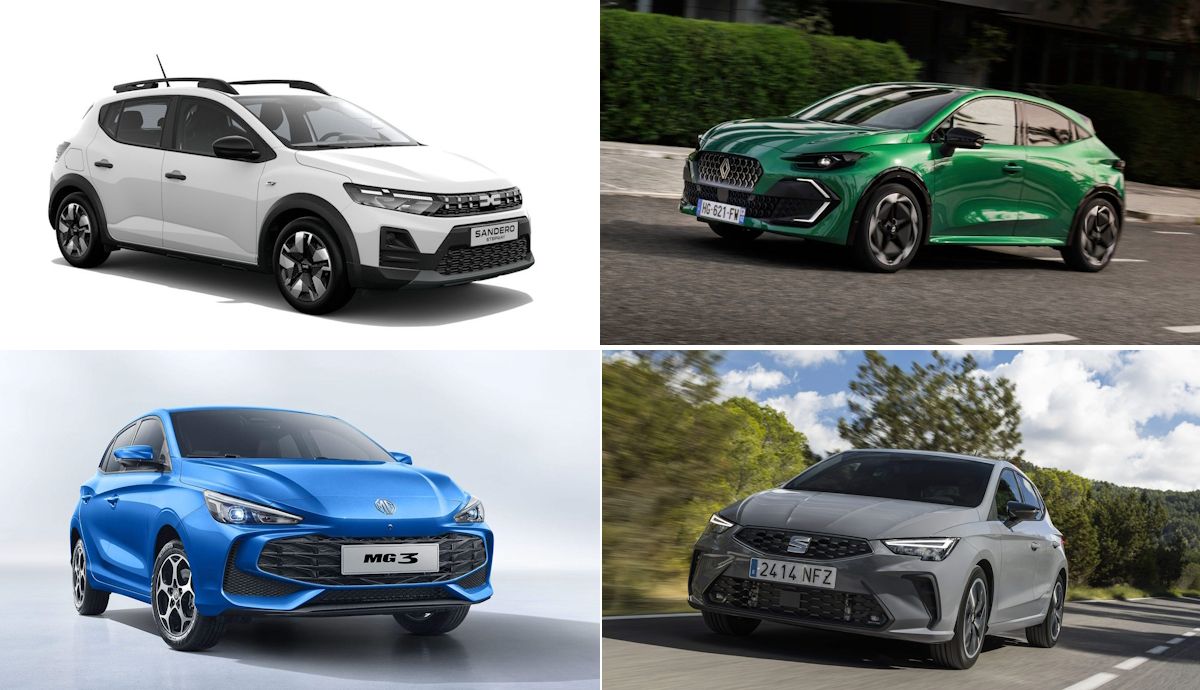 Siete coches pequeños y baratos que no renuncian a un maletero útil en 2026
