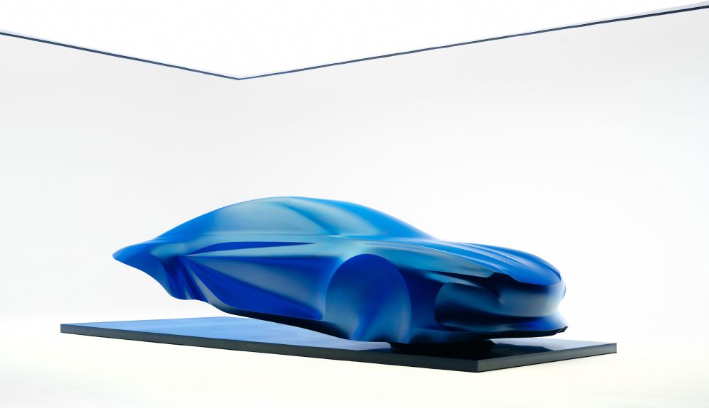 Escultura de anticipo del Alpine A110