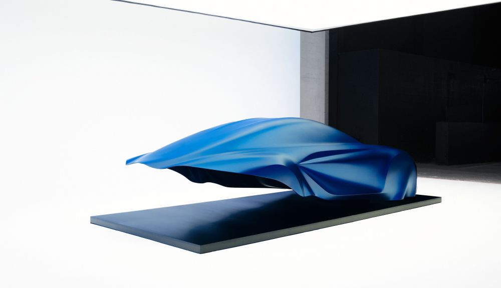 Escultura de anticipo del Alpine A110