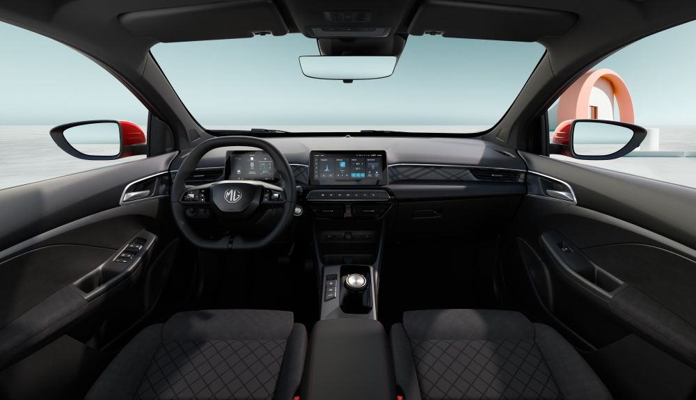 Interior del MG3 Hybrid+ 2026