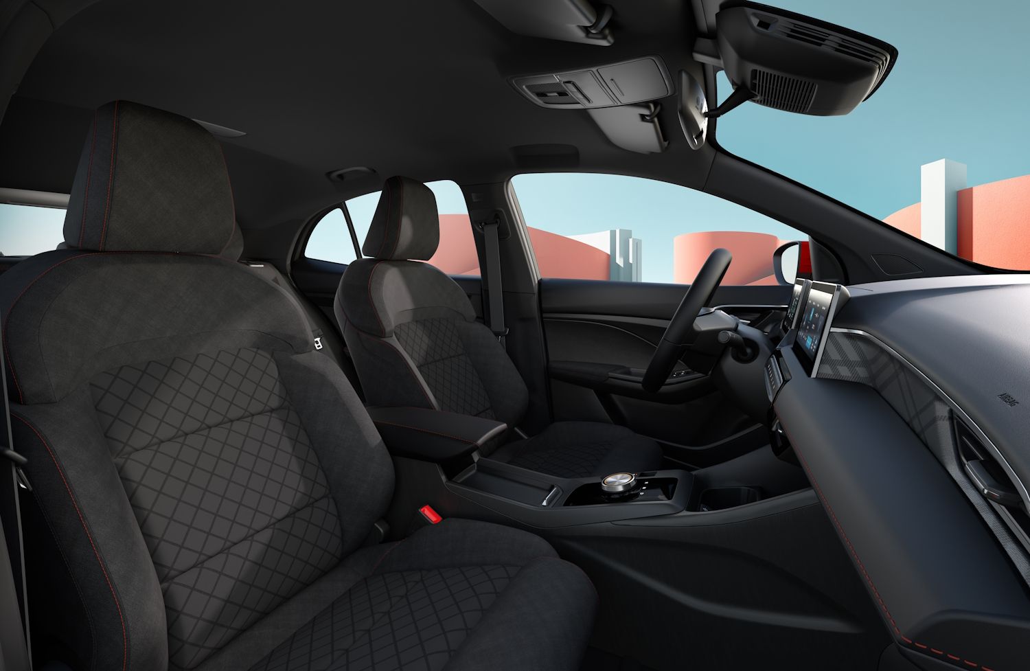 Interior del MG3 Hybrid+ 2026
