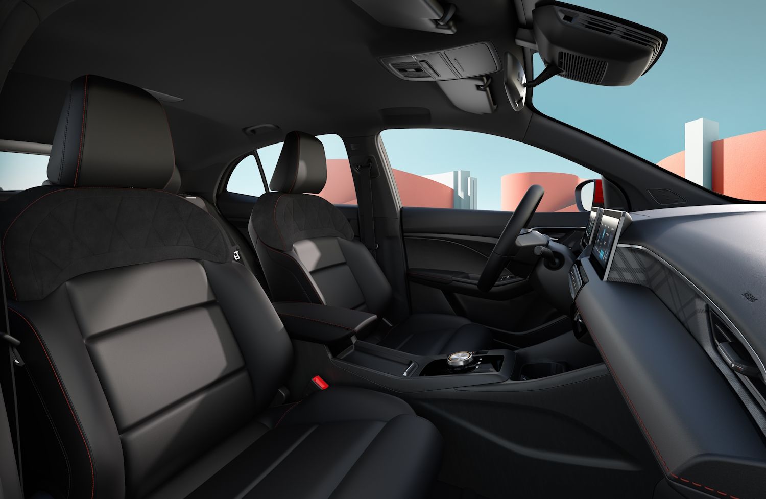 Interior del MG3 Hybrid+ 2026