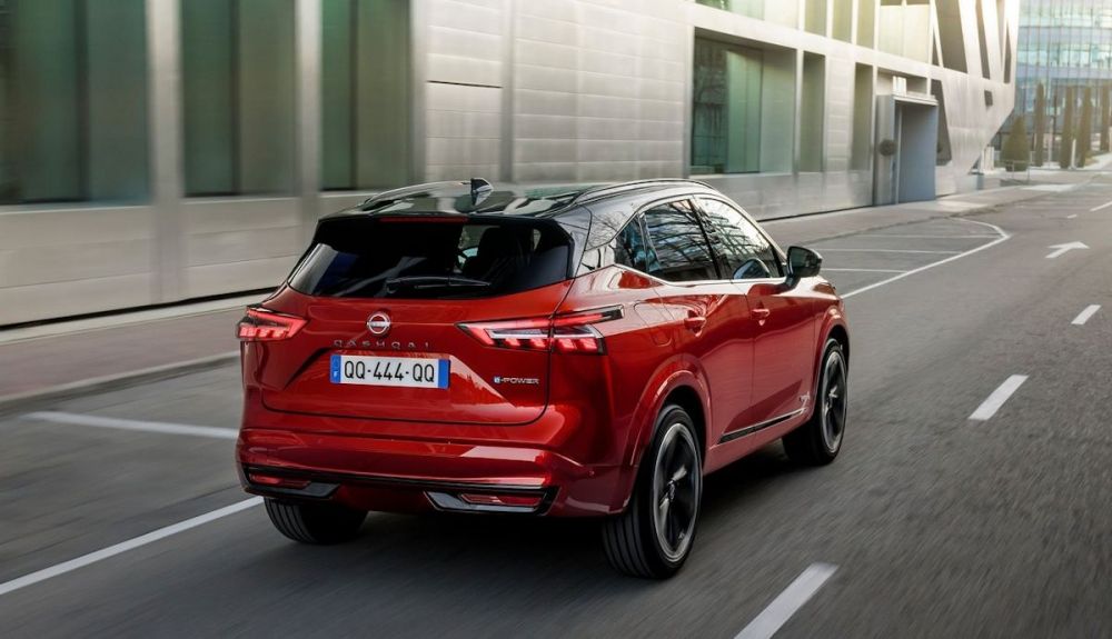 Parte trasera del Nissan Qashqai 2026