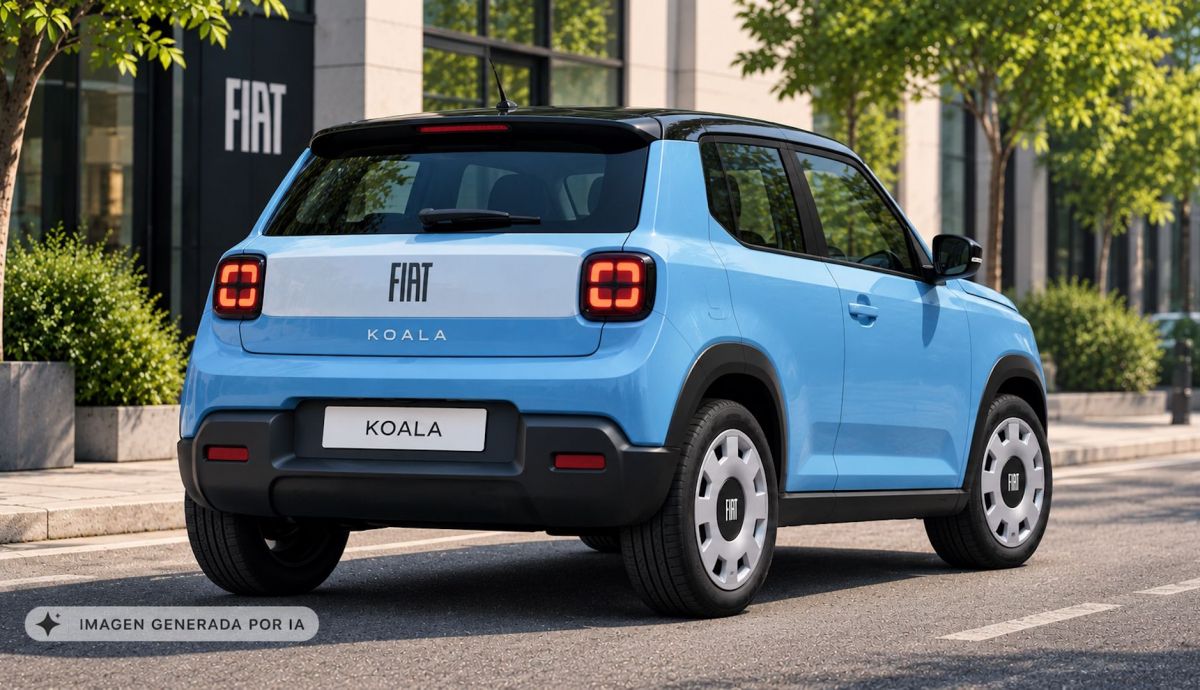 Imagen generada por IA de cómo podría ser el próximo Fiat Koala