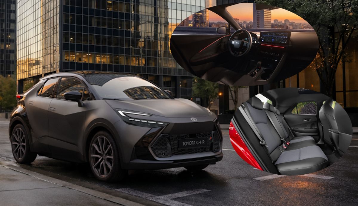 El Toyota C HR, por dentro, dimensiones, espacio y maletero del SUV más vendido del mercado