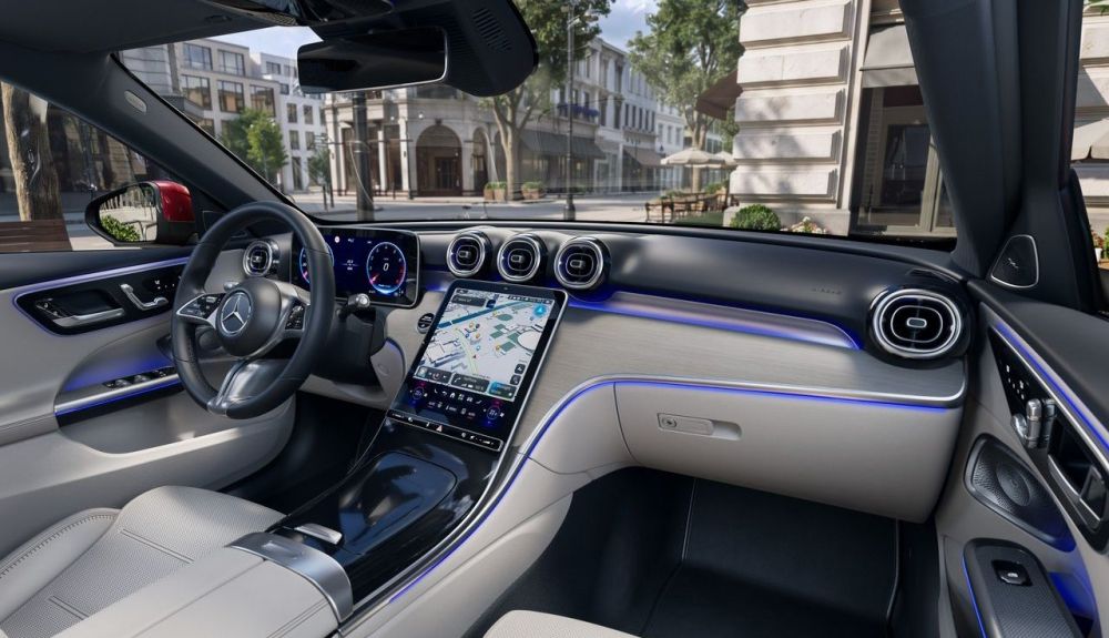 Interior del nuevo Mercedes Benz Clase C Estate 2027