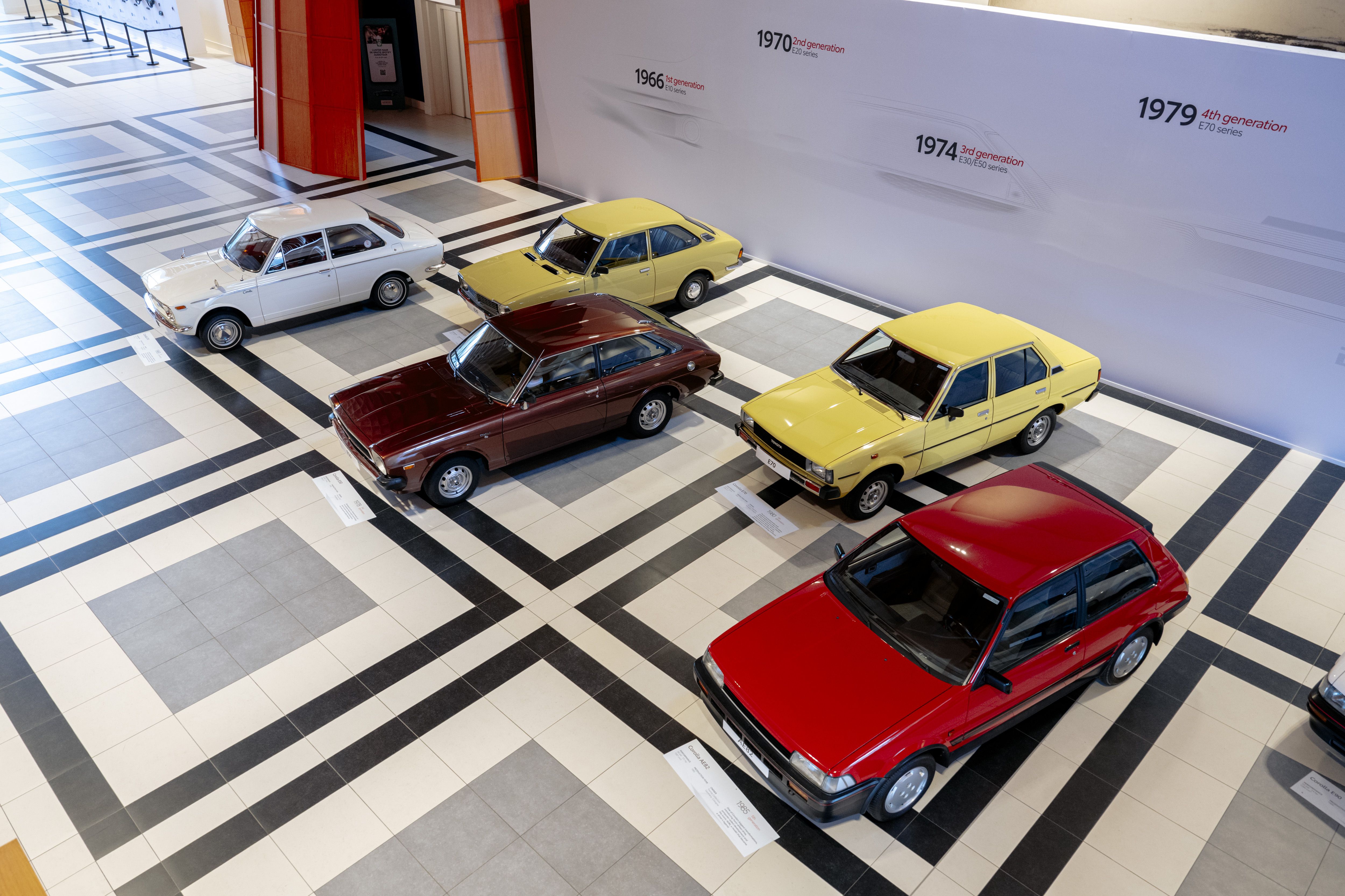 Todas las generaciones del Toyota Corolla