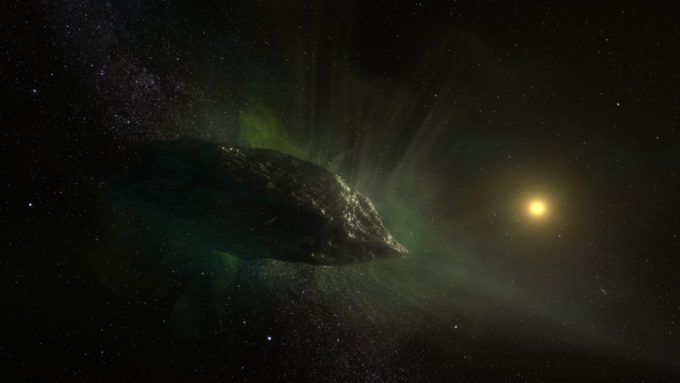2l/Borisov, el misterioso viajero interestelar. Artist's impression of 2I/Borisov. (NRAO/AUI/NSF, S. Dagnello)
