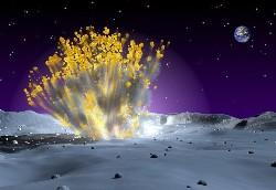 La sonda orbital Kaguya terminó estrellándose contra la Luna. La sonda orbital Kaguya terminó estrellándose contra la Luna.