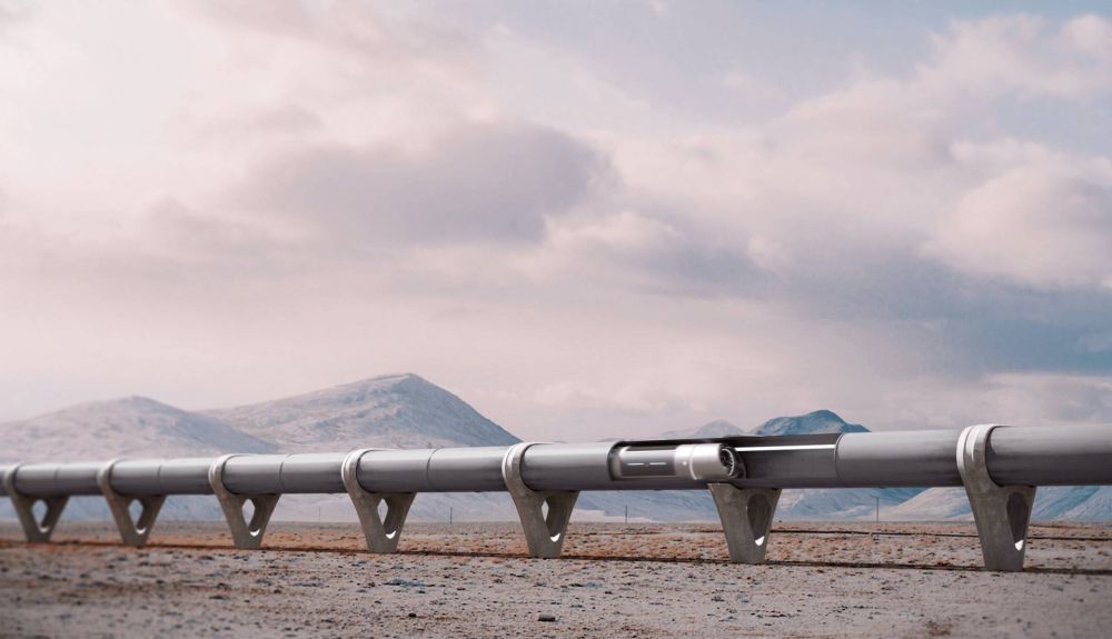Hyperloop, el tren supersónico ideado por Musk en 2012. Hyperloop, el tren supersónico ideado por Musk en 2012.