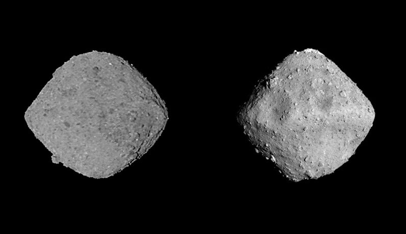Asteriodes Bennu y Ryugu. Foto: ESA