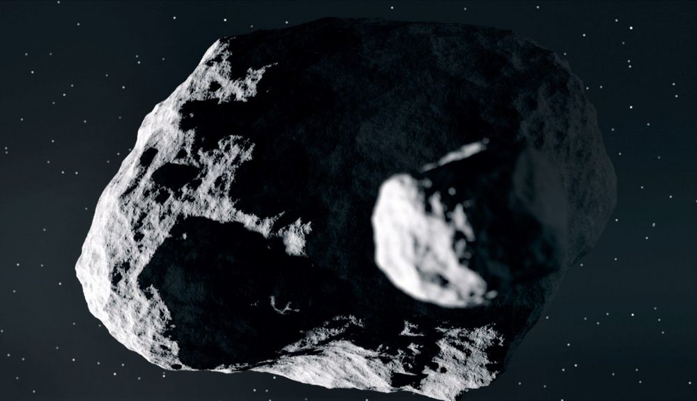 Asteroides Didymos y Didymoon. Foto: ESA Asteroides Didymos y Didymoon. Foto: ESA
