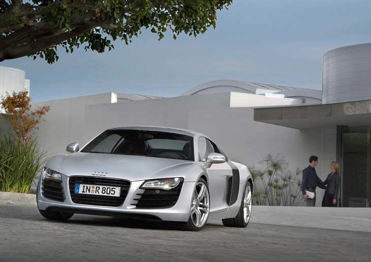 El Audi R8 es el cupé más deportivo de la marca.