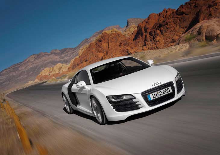 Las prestaciones del R8 son espectaculares.