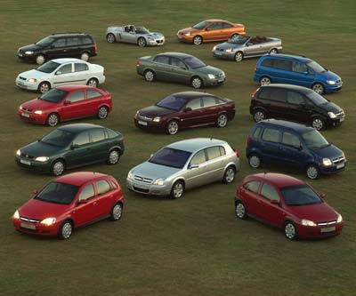 Gama Opel 2004
