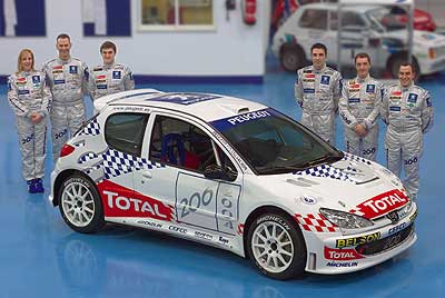 Peugeot cuenta con tres representantes oficiales.