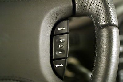 El control del crucero, en el volante.