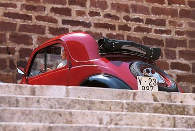 La rueda de repuesto, en la zona trasera.