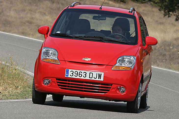 El Matiz es el pequeño de la gama Chevrolet, es ideal para ciudad.