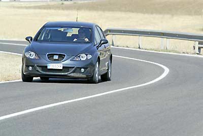 Un coche amante de las curvas.