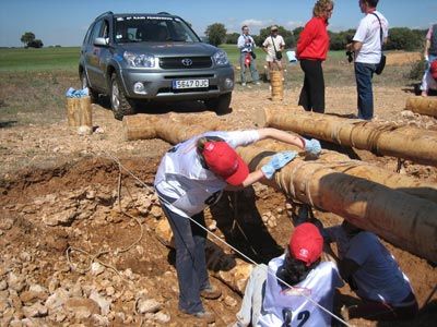 Construir un puente con troncos: ¿fácil?
