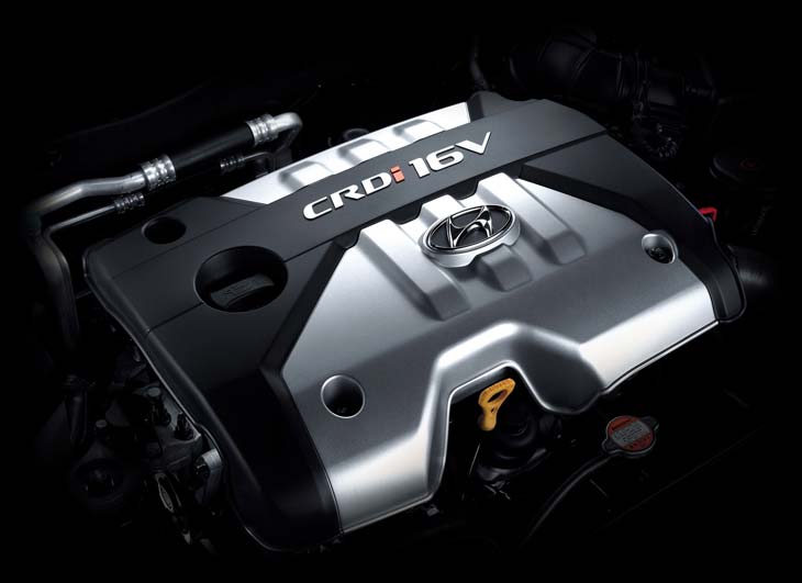 El motor 1.5 CRDi , con su corazón Diesel, lleva al Accent hasta los 180 km/h