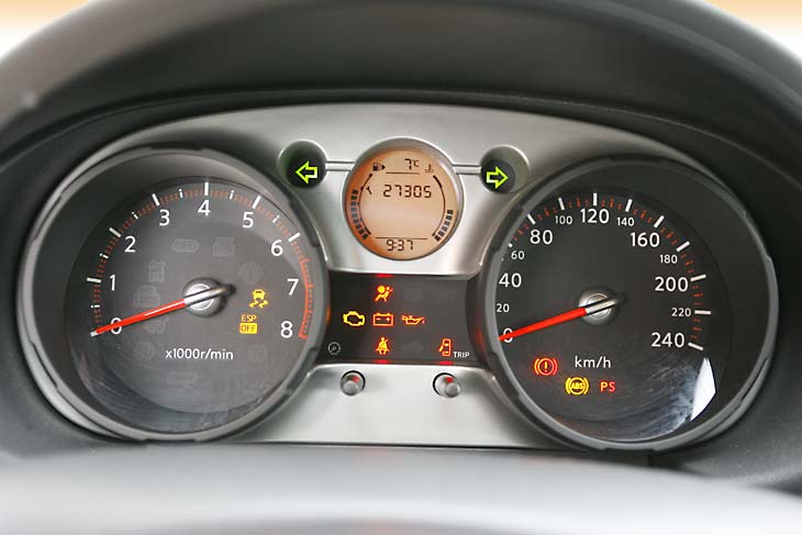 Mucha información agrupa el pequeño reloj central.