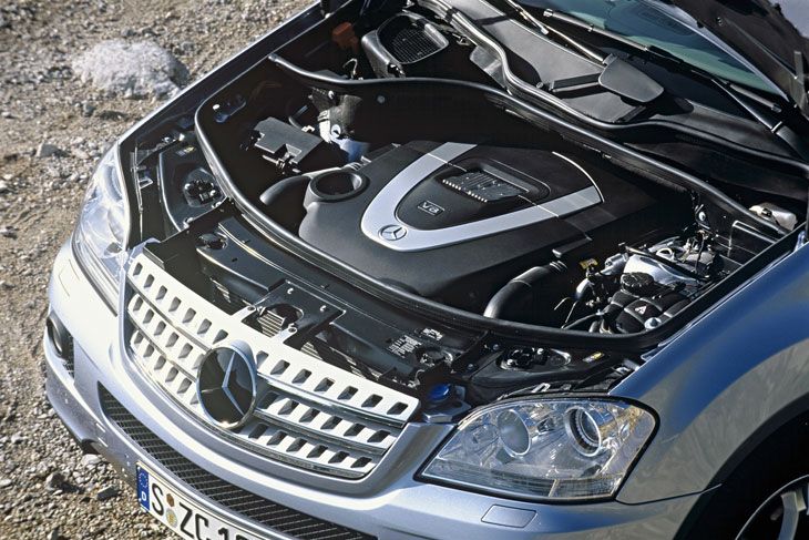 El ML ahora dispone de la nueva generación del motor 500, un V8 de 388 CV.