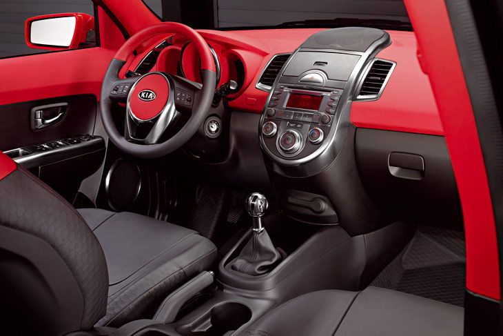 Kia Soul: detalle del interior