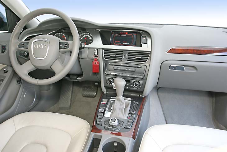 El interior del habitáculo de Audi es un buen ejemplo de terminación inmaculada.