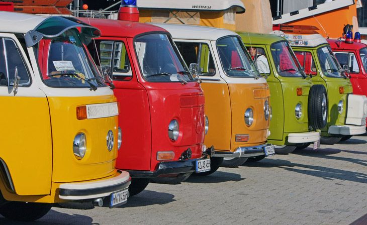 Varias unidades de la VW Type 2 el pasado año en Hannover (Alemania), en el homenaje a este mítico vehículo.