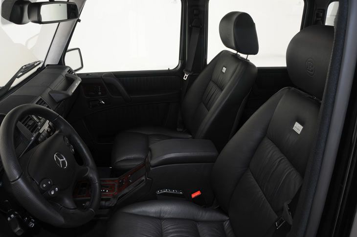 Lujo y comodidad en el interior de la preparación de Brabus.