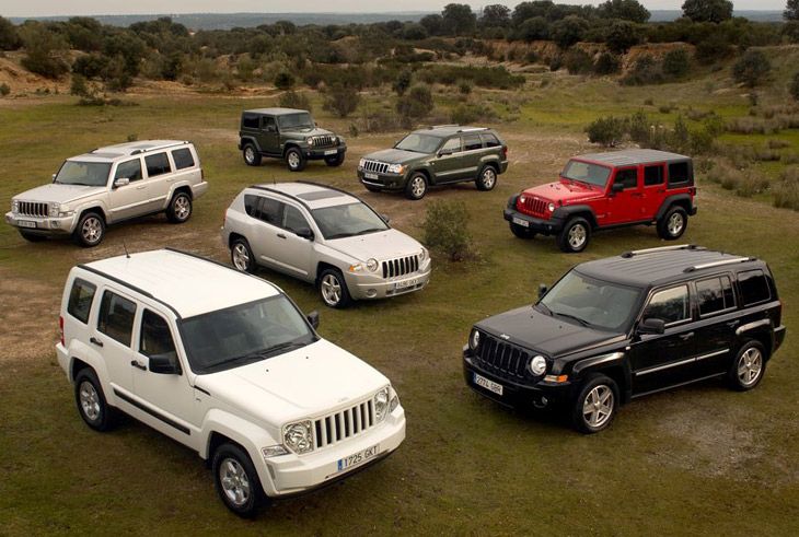 Gama Jeep 2009, siete modelos para todos los gustos.