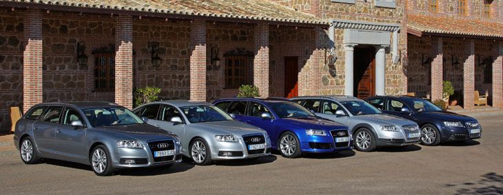 La gama del Audi A6.