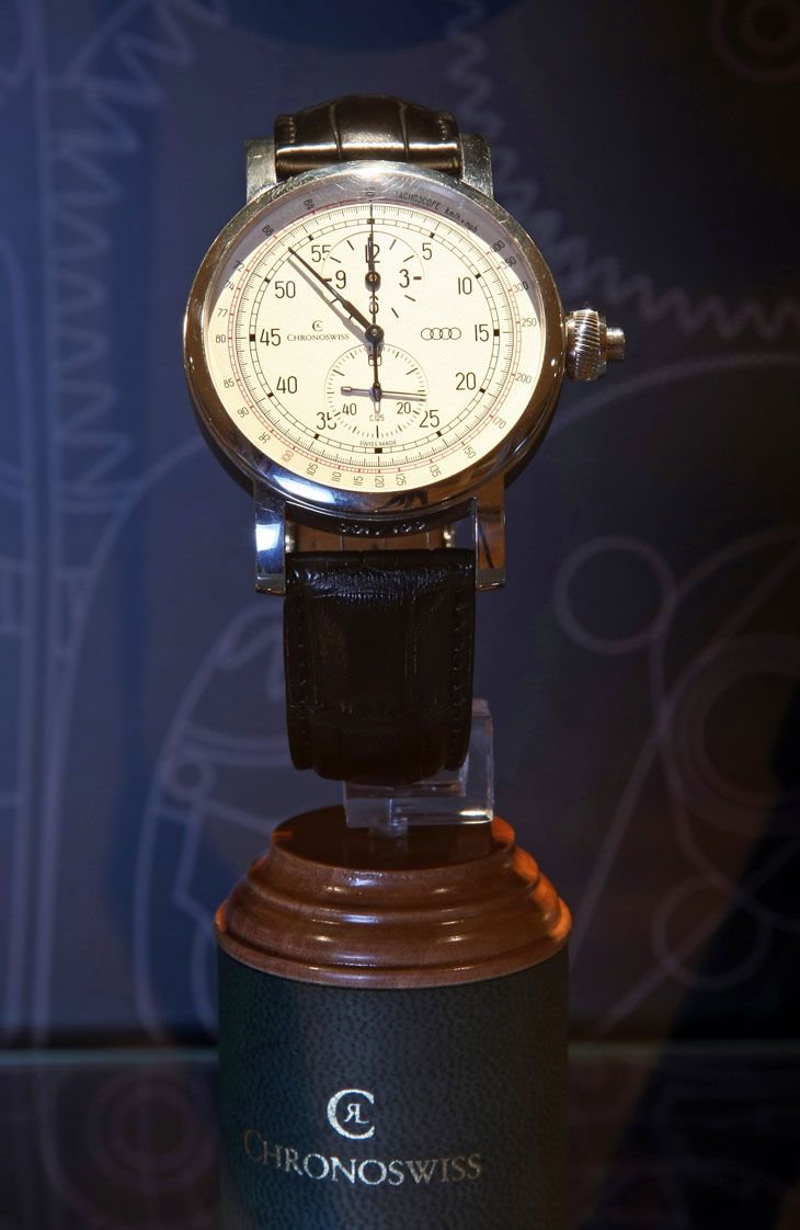 El reloj oficial del centenario de Audi.