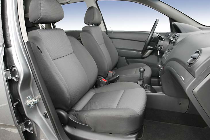 Interior del Chevrolet Aveo 1.2 GLP