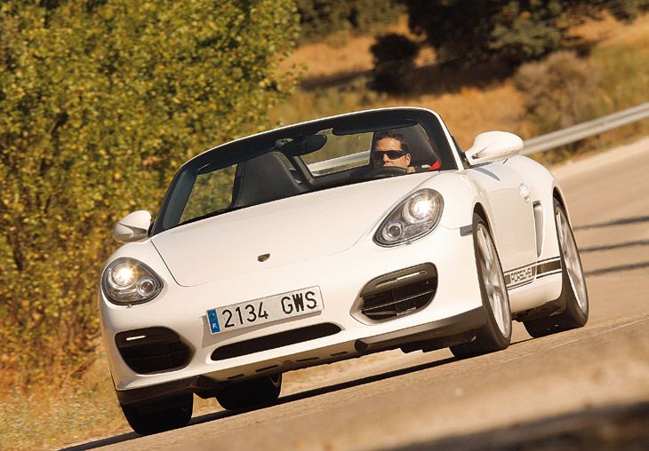Porsche Boxster Spyder, la prueba