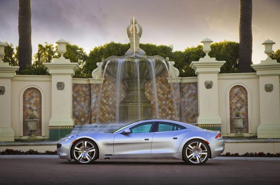 Fisker Karma, berlina deportiva híbrida de lujo.
