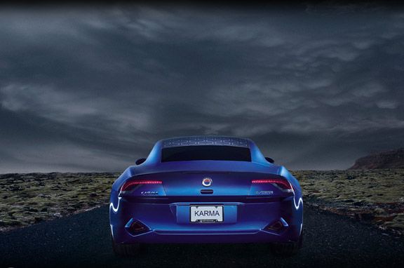 Fisker Karma, berlina híbrida de lujo.