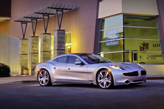 Fisker Karma, berlina deportiva híbrida de lujo.