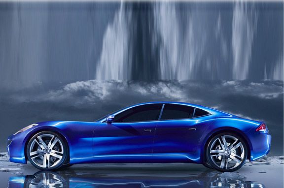 Fisker Karma, berlina híbrida de lujo.