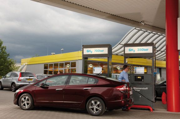 Honda FCX Clarity, hidrógeno y electricidad.