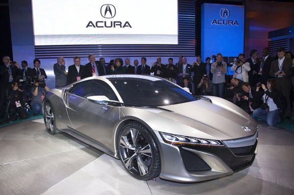 Acura NSX, el superdeportivo japonés.