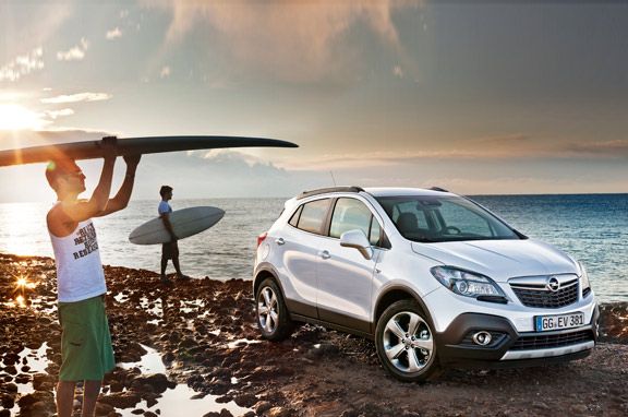 El Opel Mokka, el nuevo rival del Juke, a finales de 2012.